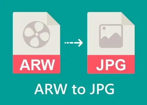 Как перевести фото из ARW в формат JPG