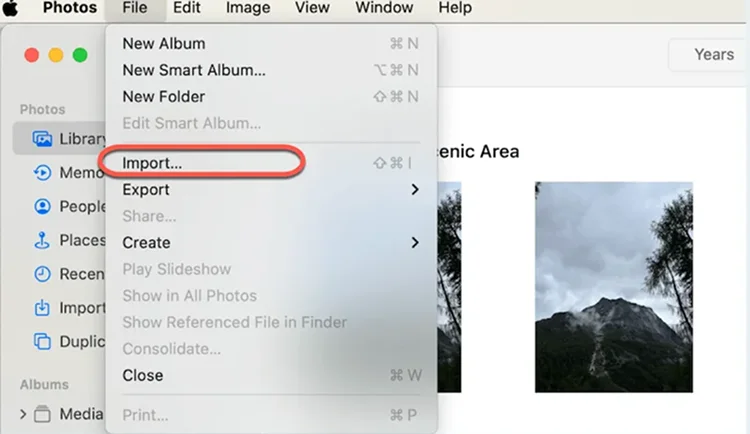 Фотографии на macOS