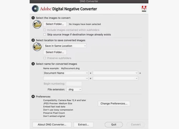 DNG Converter
