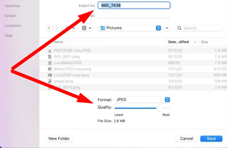 интерфейс Apple Preview