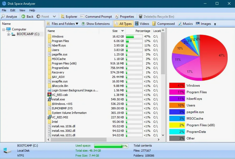 Free Disk Analyzer — иллюстрация