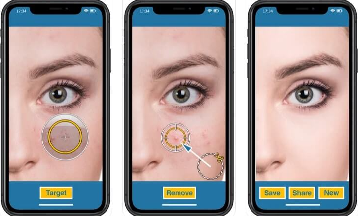 Face Blemish Remover — иллюстрация
