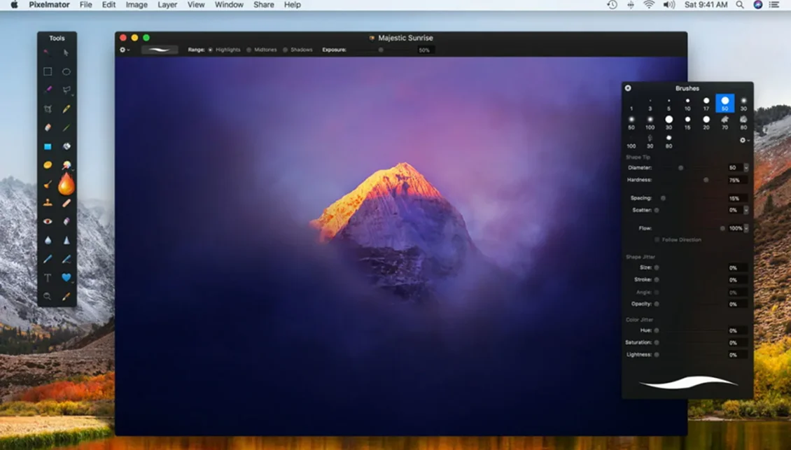 скриншот программы Pixelmator Pro