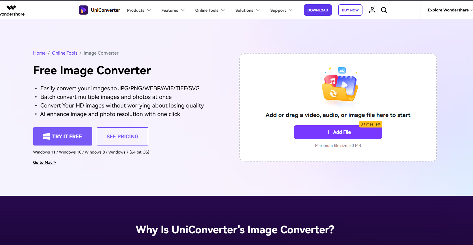 Online UniConverter — иллюстрация