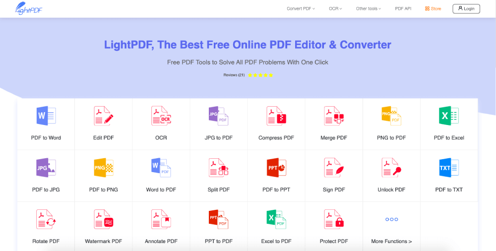 LightPDF — иллюстрация