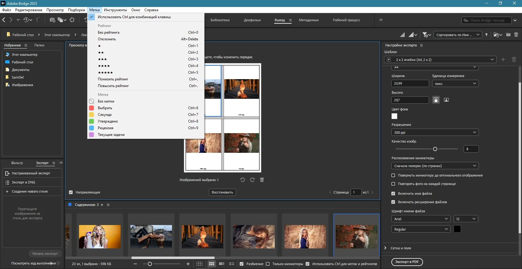 Adobe Bridge — иллюстрация