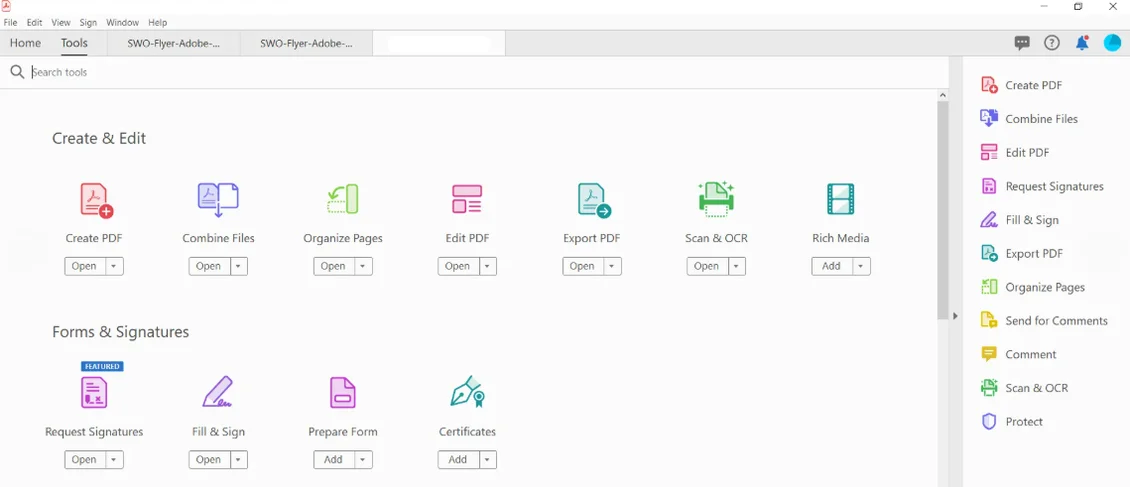 программа Adobe Acrobat DC