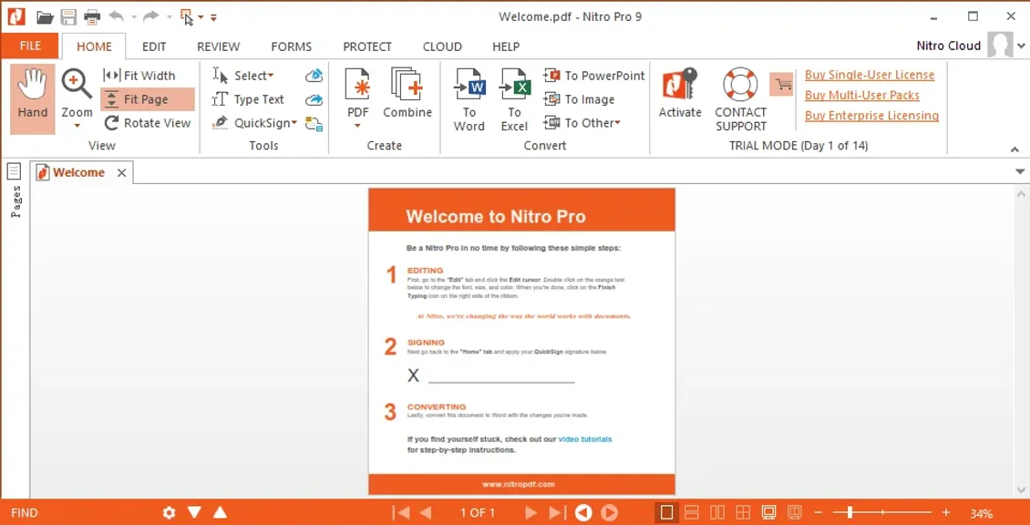 программа Nitro Pro