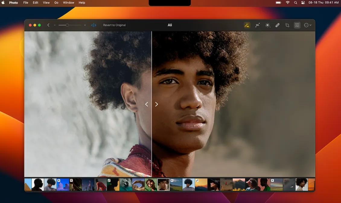 Приложение Фото на macOS