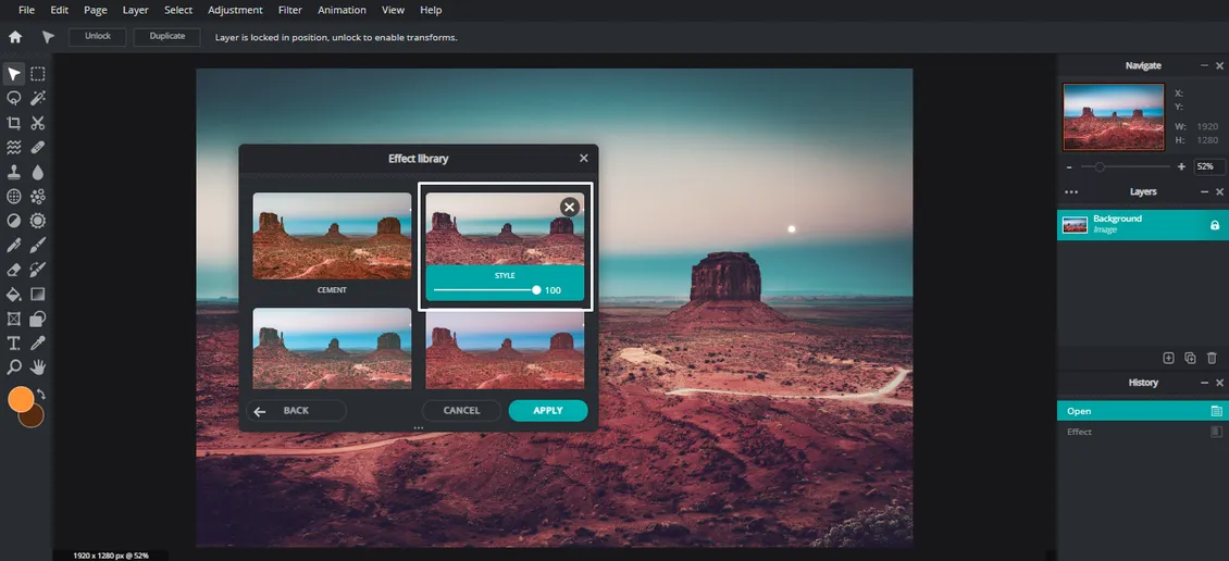 онлайн-редактор Pixlr