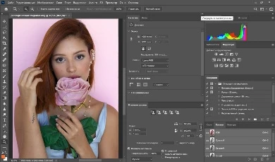 интерфейс Adobe Photoshop