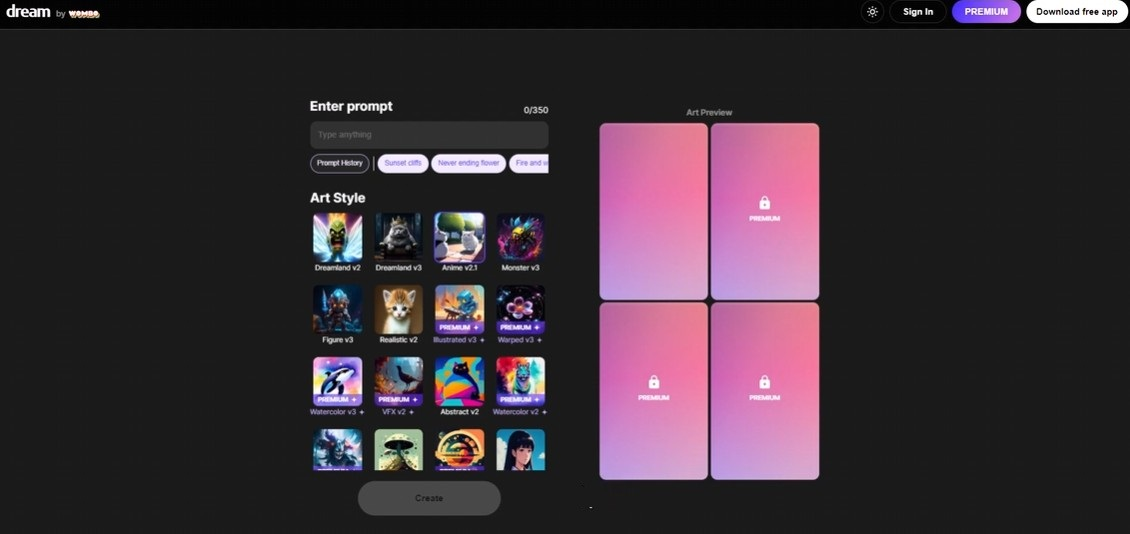 Dream.ai — иллюстрация