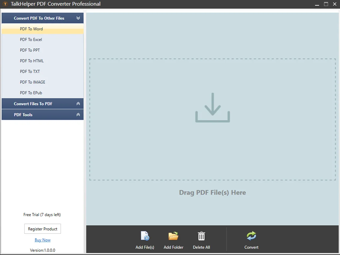 полная версия TalkHelper JPG to PDF Converter 