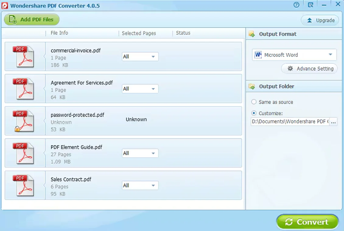 полная версия Wondershare PDF Converter